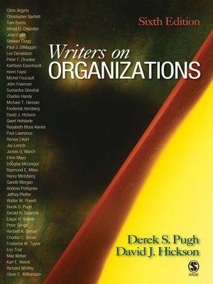 cover image of Writers on Organizations